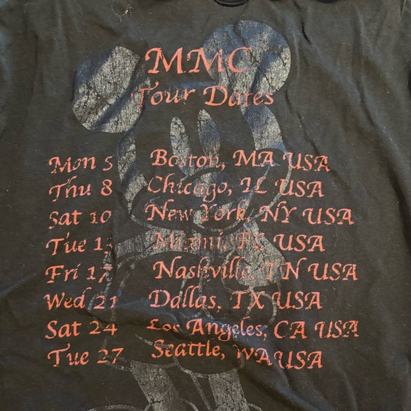 Vintage Mickey Mouse Club Black fitted short sleeve Shirt - Picture 7 of 9